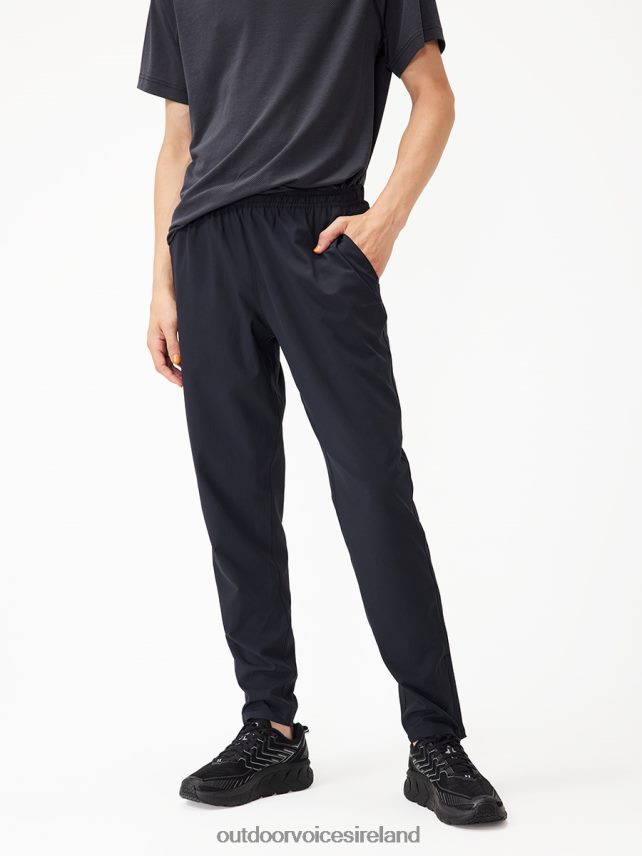 Clothing IE Outdoor Voices Men High Stride Pant Black HNT0ZV128