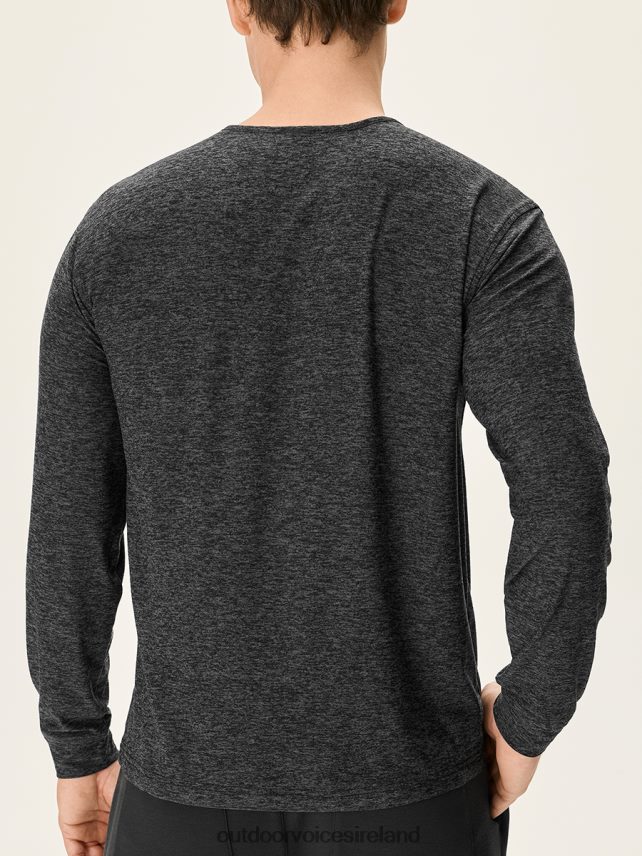 Clothing IE Outdoor Voices Men CloudKnit Henley Charcoal HNT0ZV152