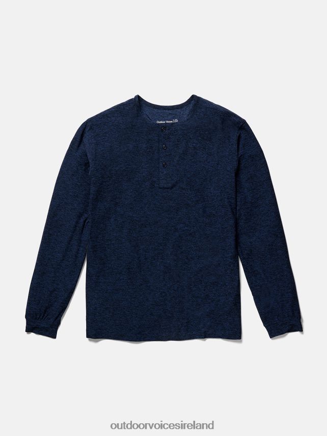 Clothing IE Outdoor Voices Men CloudKnit Henley Navy HNT0ZV153