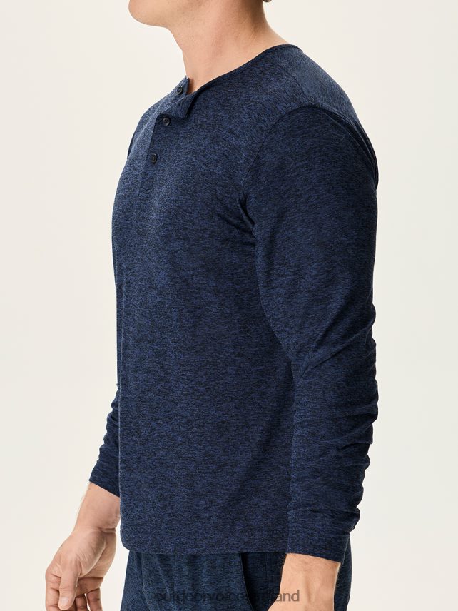 Clothing IE Outdoor Voices Men CloudKnit Henley Navy HNT0ZV153