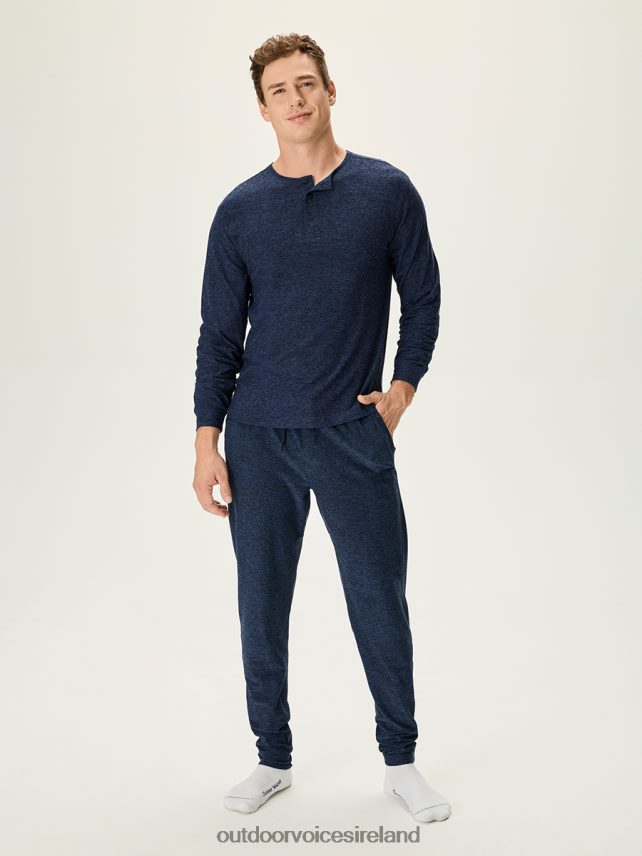 Clothing IE Outdoor Voices Men CloudKnit Henley Navy HNT0ZV153