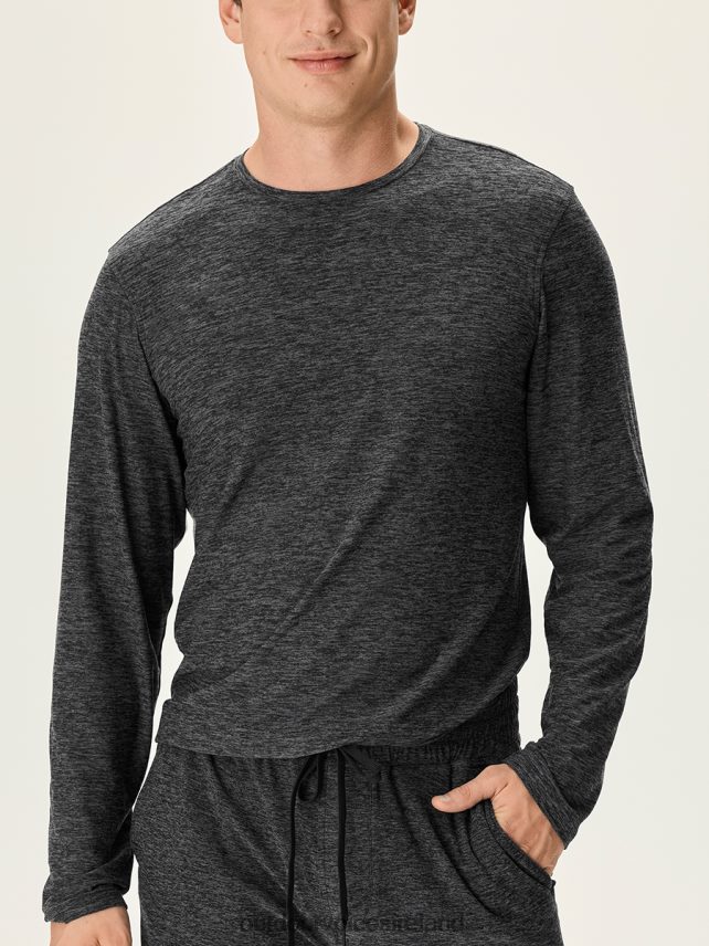 Clothing IE Outdoor Voices Men Cloudknit Longsleeve Charcoal HNT0ZV148